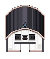 Large Barn, White, spring