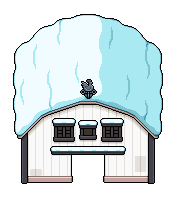 Large Barn, White, winter