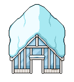 Large Greenhouse, White, winter