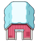 Medium Coop, Red, winter