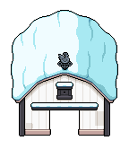 Small Barn, White, winter