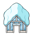 Small Greenhouse, White, winter