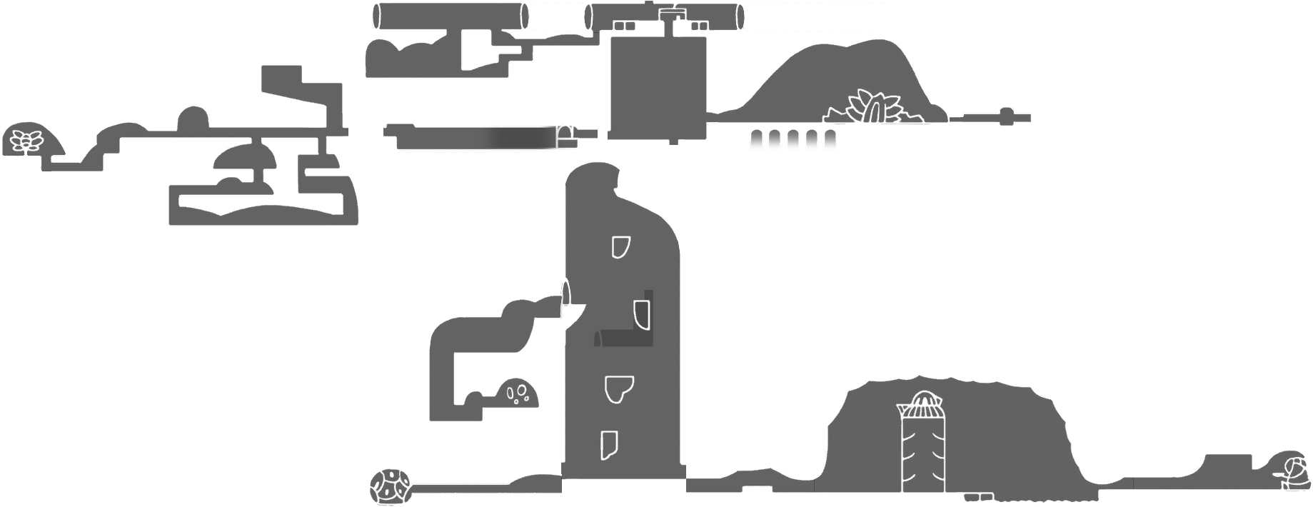 In-game map of Ancient Basin