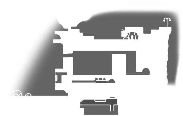 In-game map of Howling Cliffs