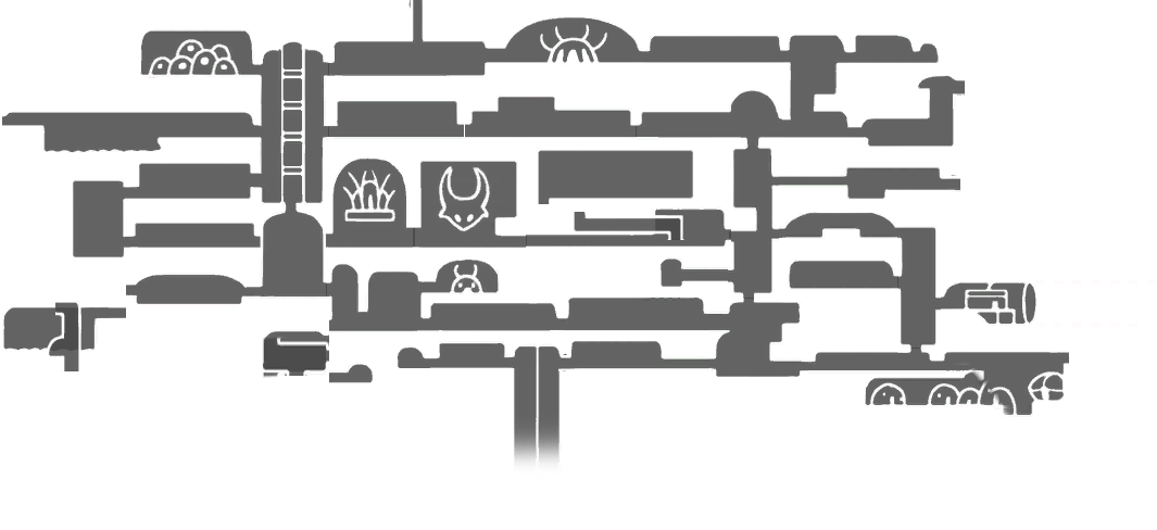 In-game map of Forgotten Crossroads