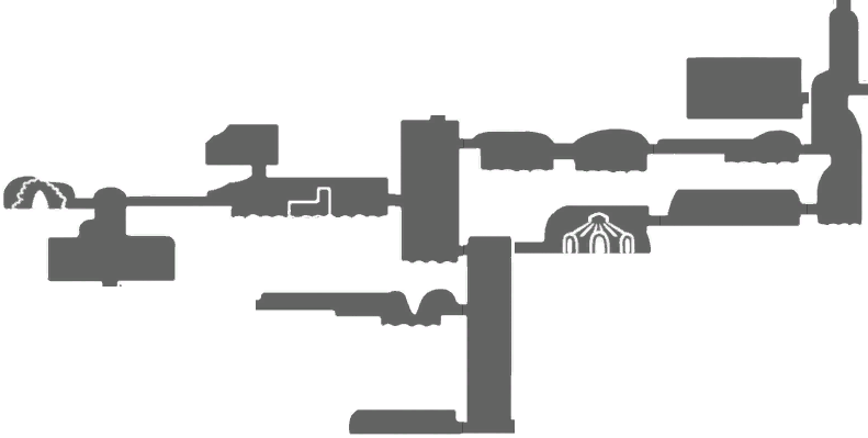 In-game map of Fog Canyon