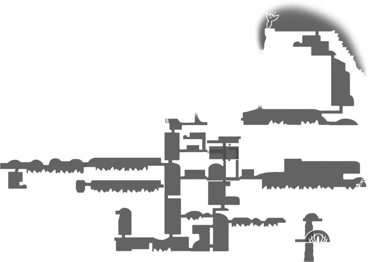 In-game map of Crystal Peak