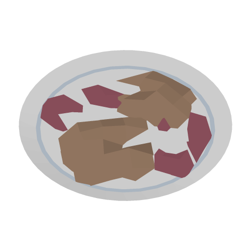 Plate - Dirty with food