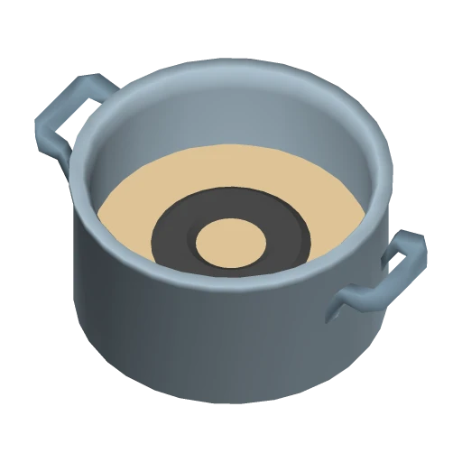 Pot With Burned Doughnut