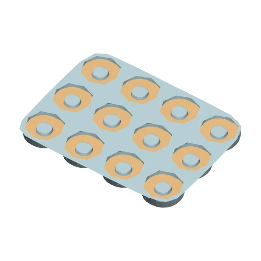 Doughnut  Tray - Dough