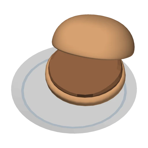 Burger - Plated