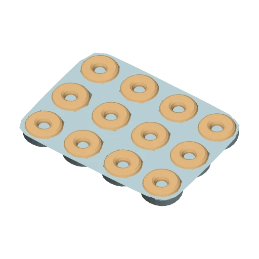 Doughnut  Tray - Proofed